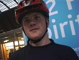 Gavin at Paddington station
